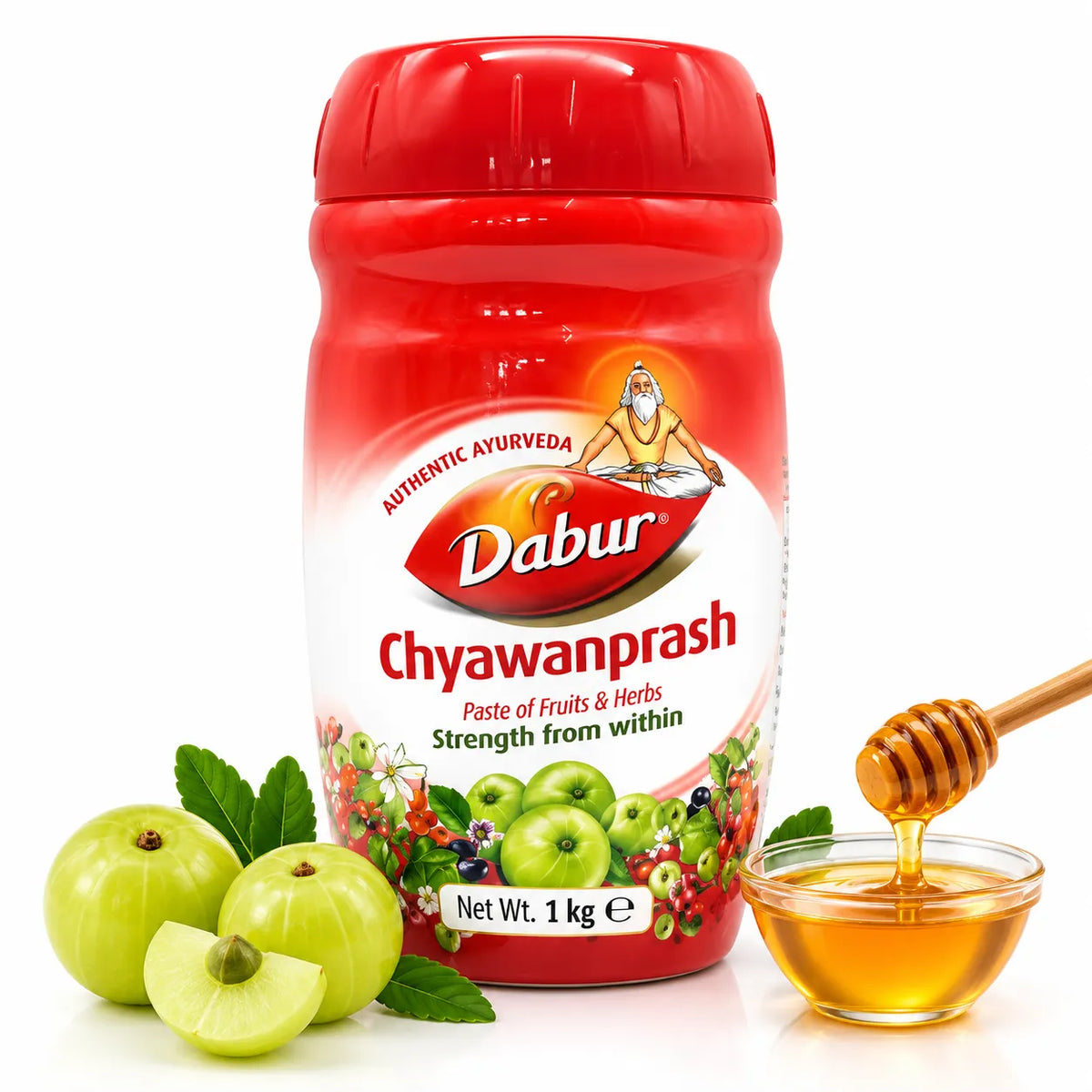 Dabur Chyawanprash 1 kg – słoik ajurwedyjskiej pasty z amlą