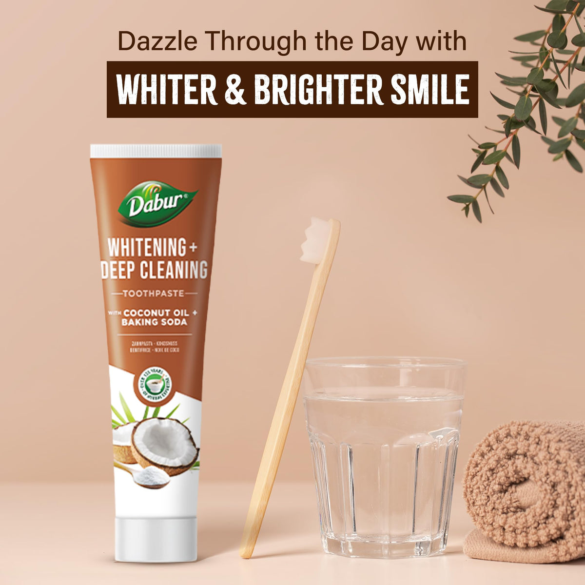 Dabur pasta do zębów z olejem kokosowym i sodą 100 ml – zdjęcie 3