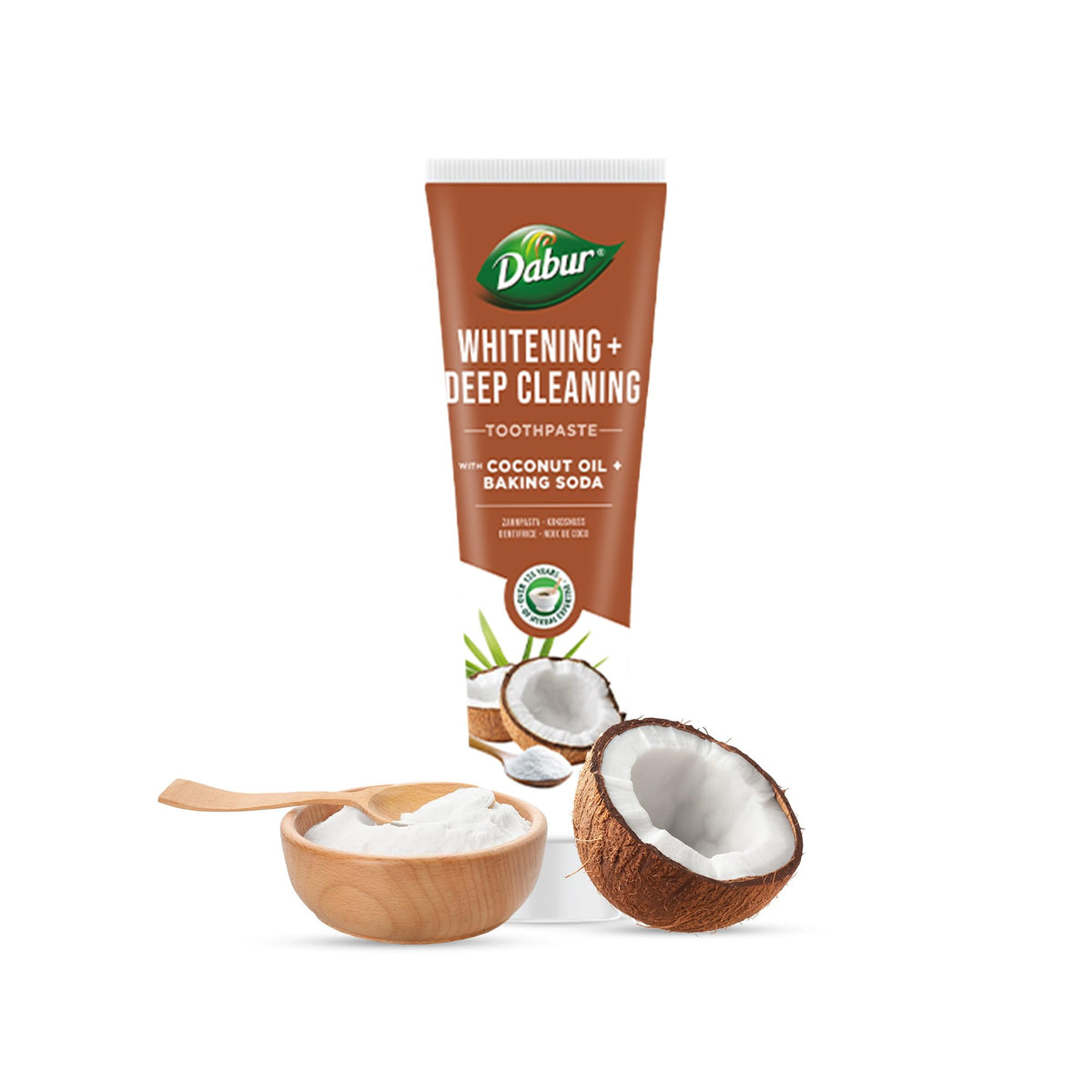 Dabur pasta do zębów z olejem kokosowym i sodą 100 ml – opakowanie