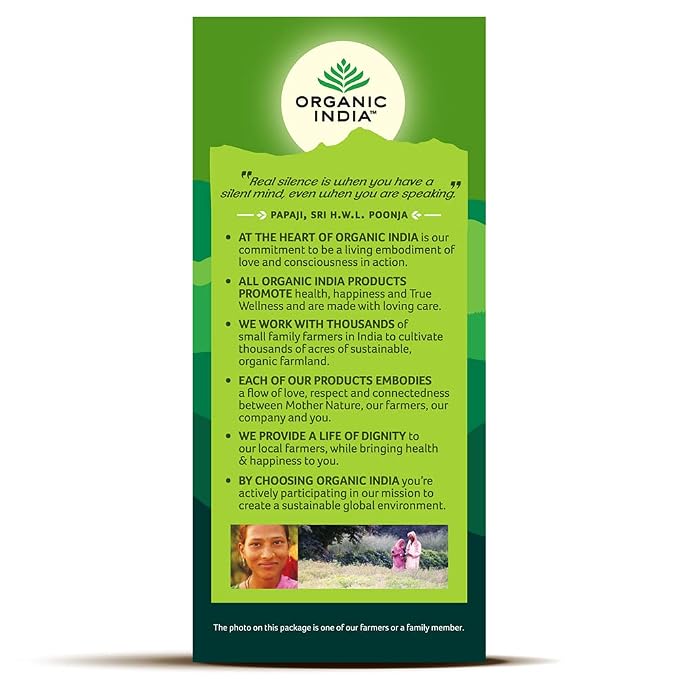 Organic India Tulsi Green Tea Classic – zdjęcie 4