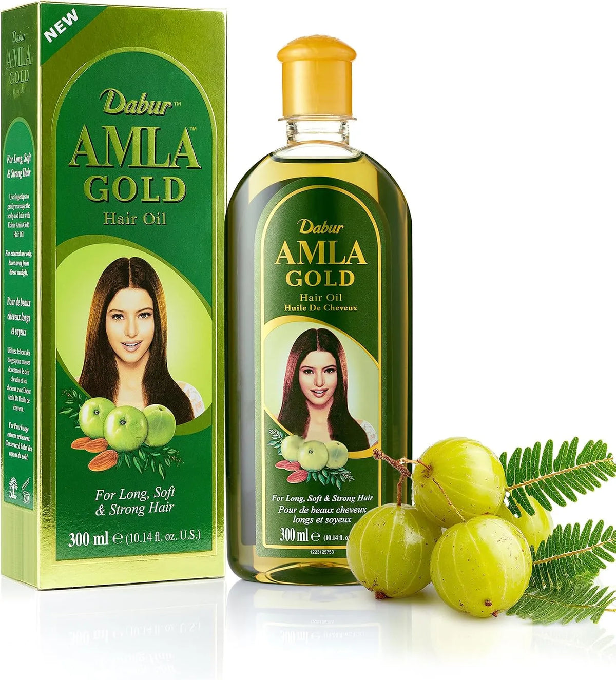 Dabur Amla Gold olejek do włosów 300 ml – butelka
