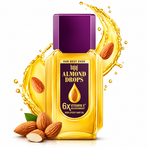 Bajaj Almond Drops olejek do włosów 285 ml – opakowanie