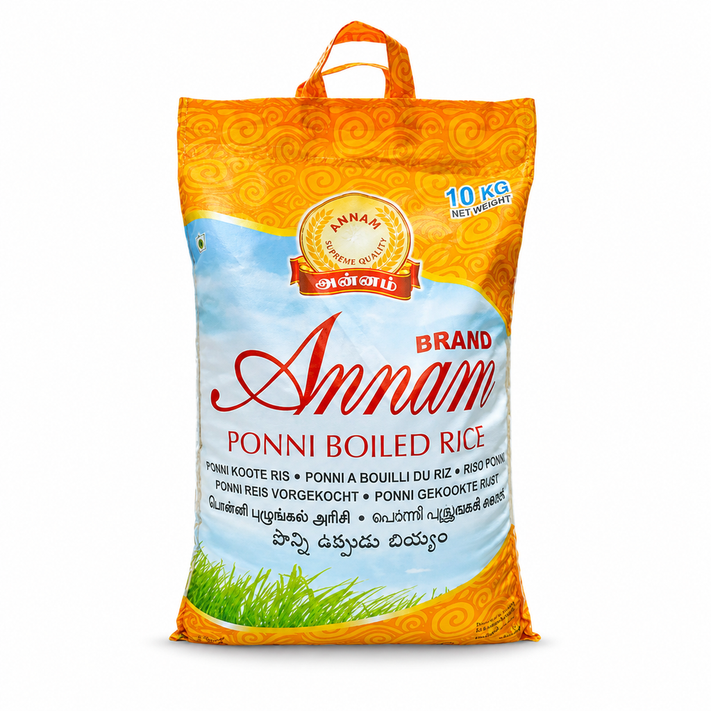 Ryż Ponni parboiled Annam 10 kg – opakowanie