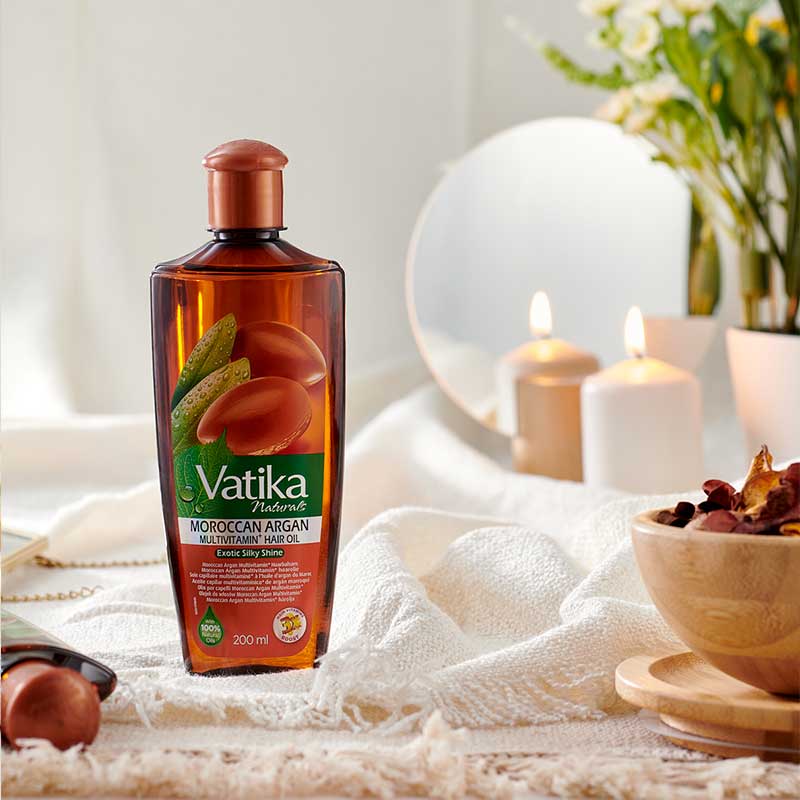 Dabur Vatika Argan Hair Oil 200 ml product details