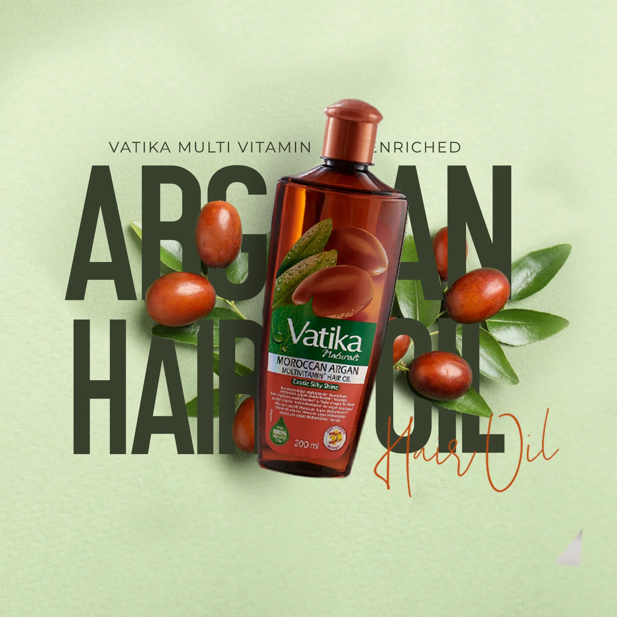 How to use Dabur Vatika Argan Hair Oil 200 ml