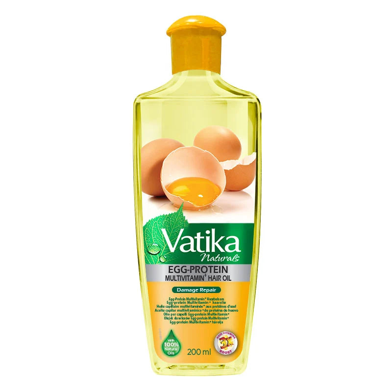 Vatika olejek do włosów z białkiem jaja – opakowanie