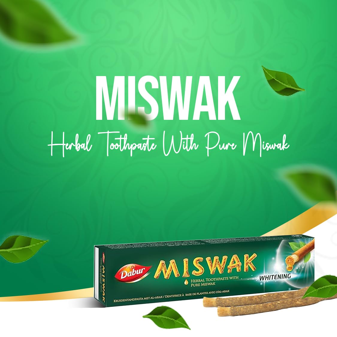 Dabur Miswak wybielająca pasta do zębów 100 g – zdjęcie 2