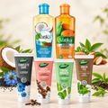 Dabur & Vatika 99-PLN-Set – 4 Dabur Zahnpasten + 2 Vatika Haaröle