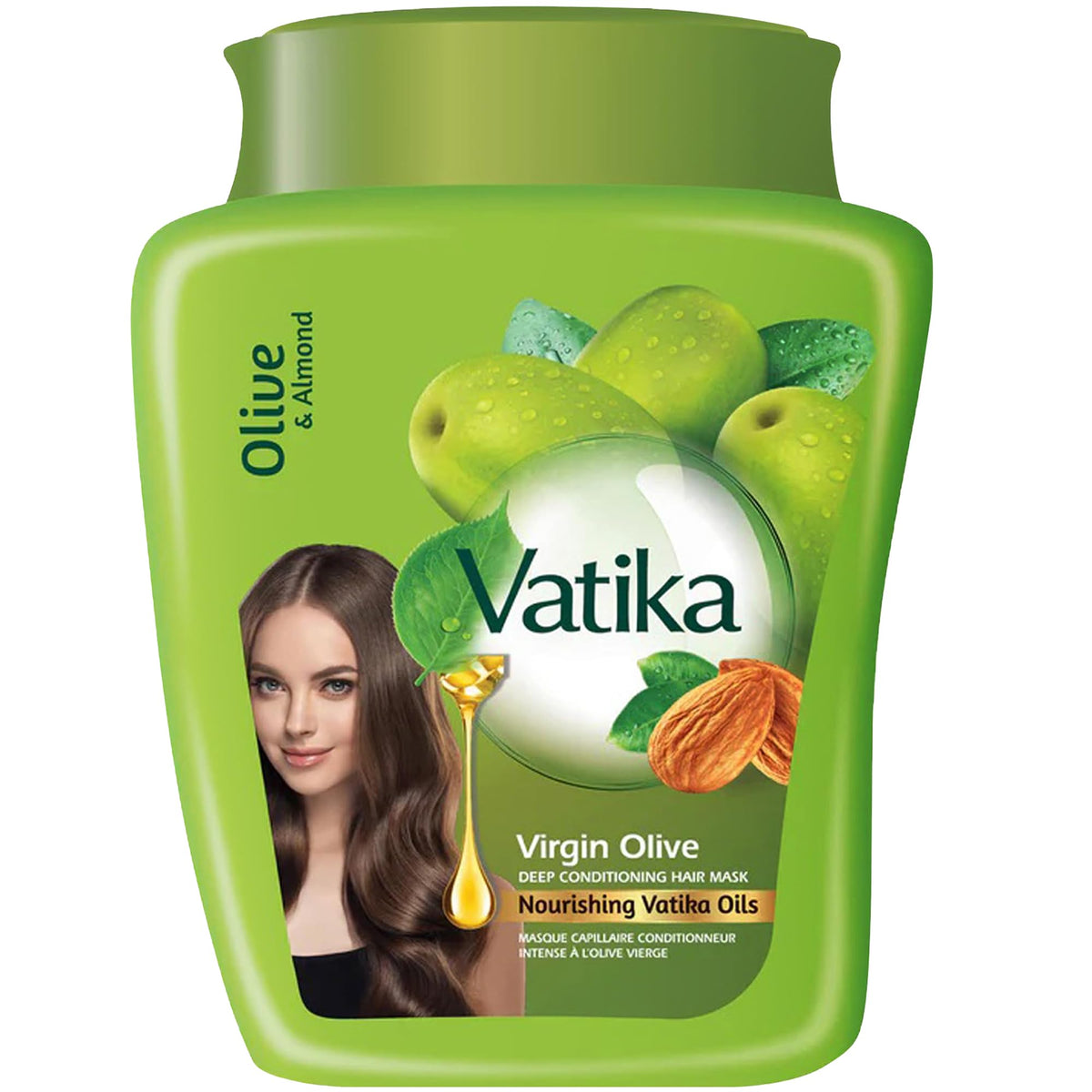 Vatika Naturals maska do włosów z oliwą z oliwek 500 g – opakowanie