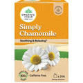 Organic India Simply Chamomile – herbata rumiankowa 25 torebek, przód opakowania