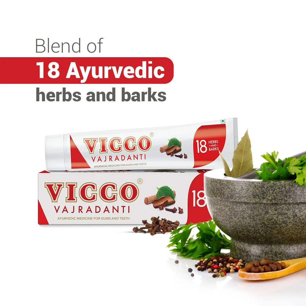 Vicco Vajradanti ziołowa pasta do zębów – zdjęcie 4